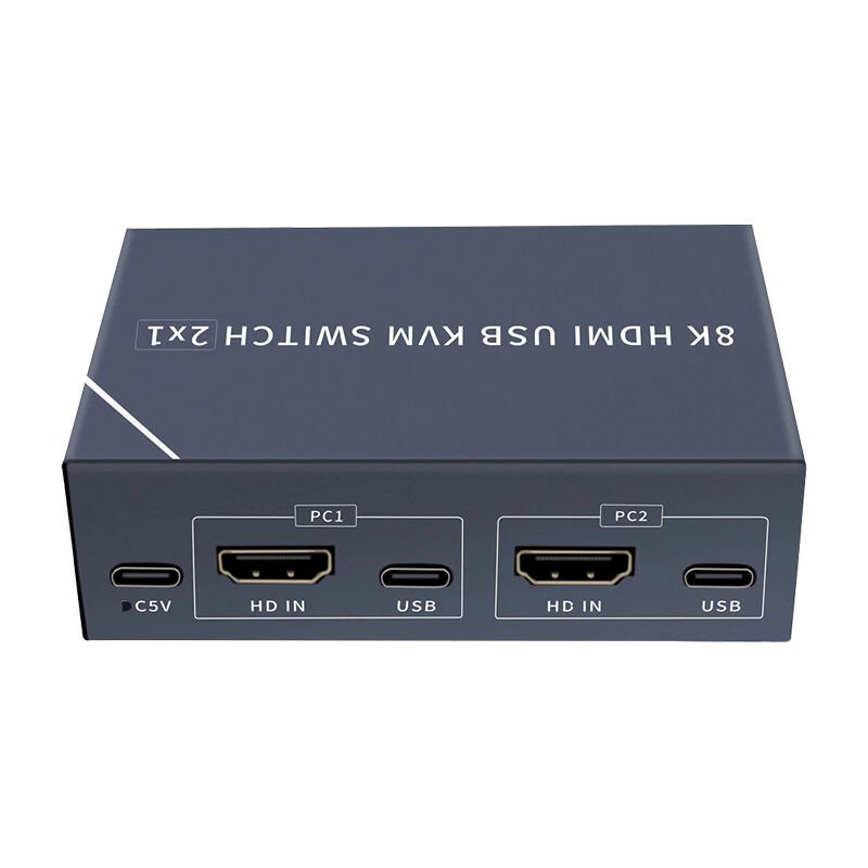 Powermaster PM-11777 8K Hdmi Usb Kvm Switch 2x1 Toplayıcı Çoklayıcı Çoğaltıcı