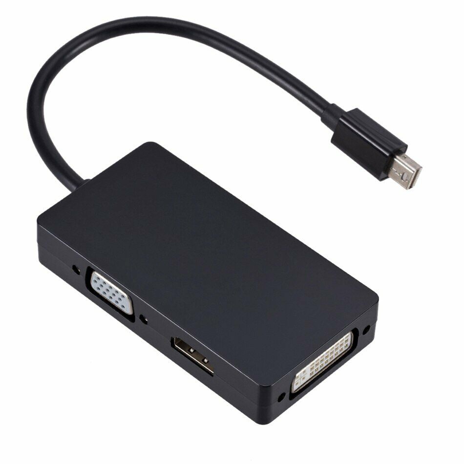 Powermaster PM-16102 Display Girişini Port to HDMI VGA DVI 3 in 1 Çevirici Dönüştürücü Aparat