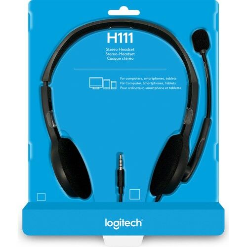 LOGITECH H111 STEREO SİYAH KULAKLIK