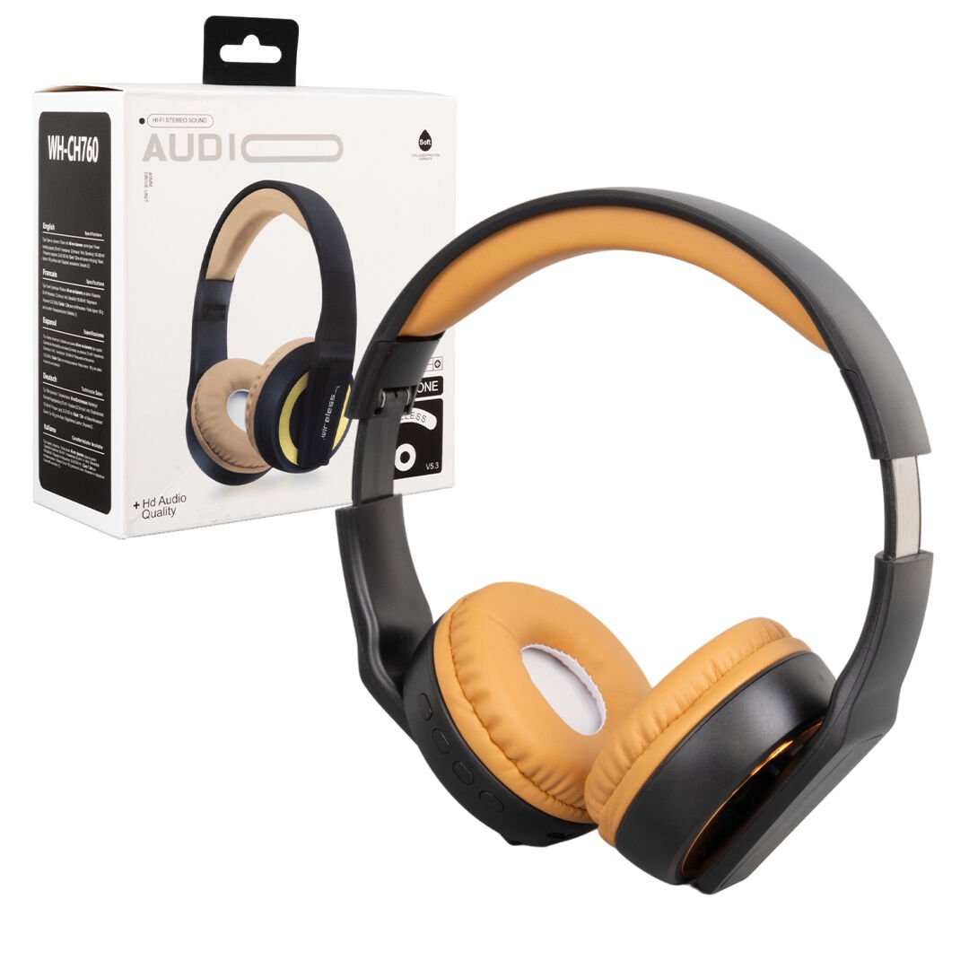 Magicvoice WH-CH760 Kablosuz Bluetooth Kulaküstü Tasarım Kulaklık Mikrofonlu Oyun Ve Müzik Kulaklığı
