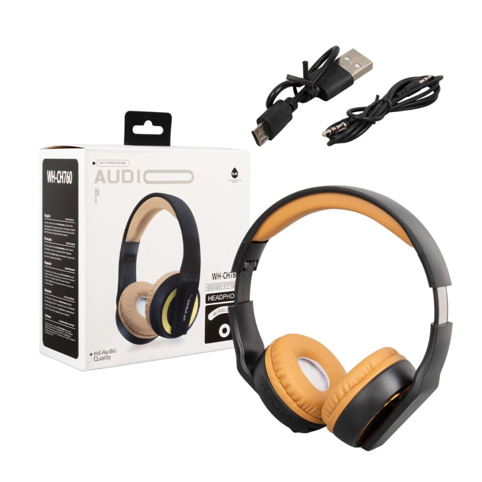 Magicvoice WH-CH760 Kablosuz Bluetooth Kulaküstü Tasarım Kulaklık Mikrofonlu Oyun Ve Müzik Kulaklığı