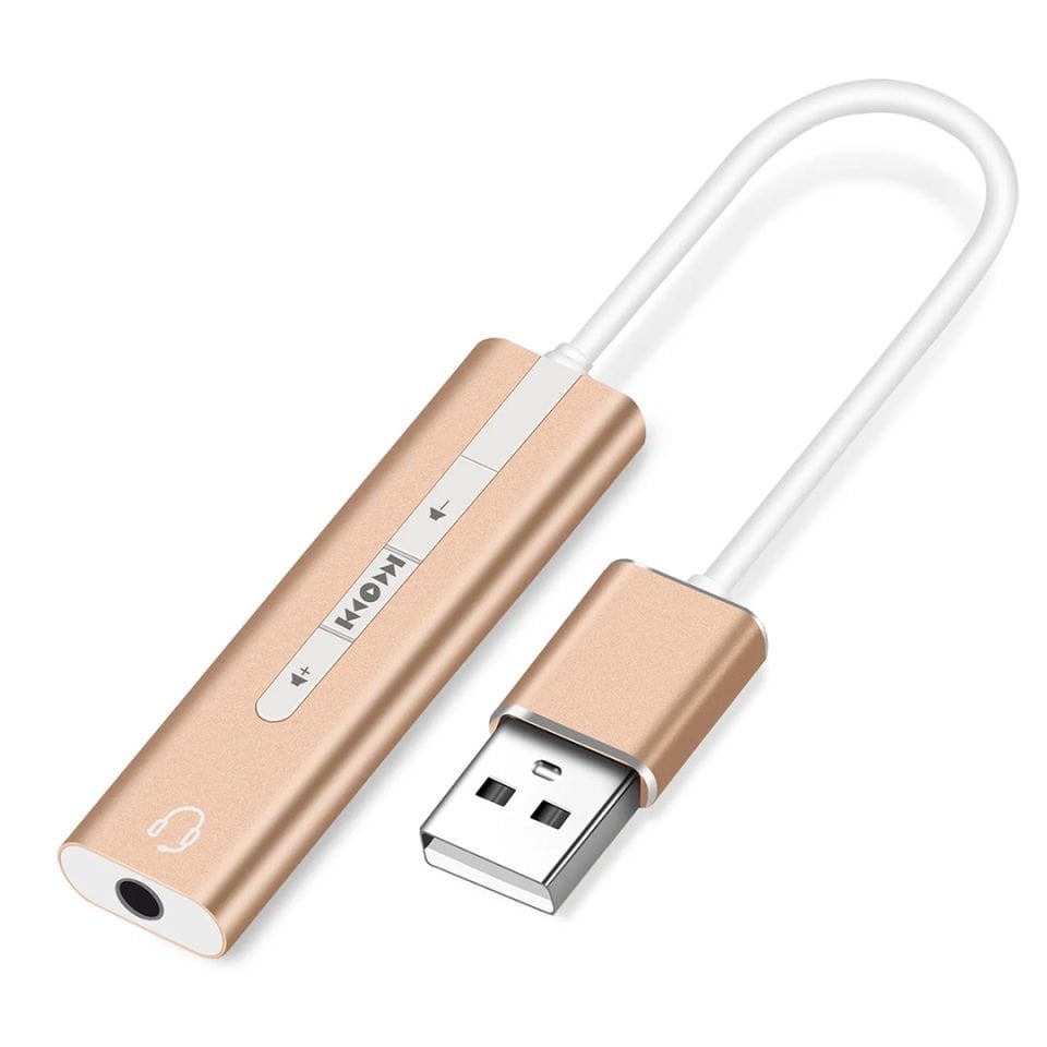 Powermaster 7.1 Type-C Ses Kartı Usb 2.0 3.5mm Kulaklık Girişi Usb Girişini 3.5mm Jack Girişine Çevirici Dönüştürücü