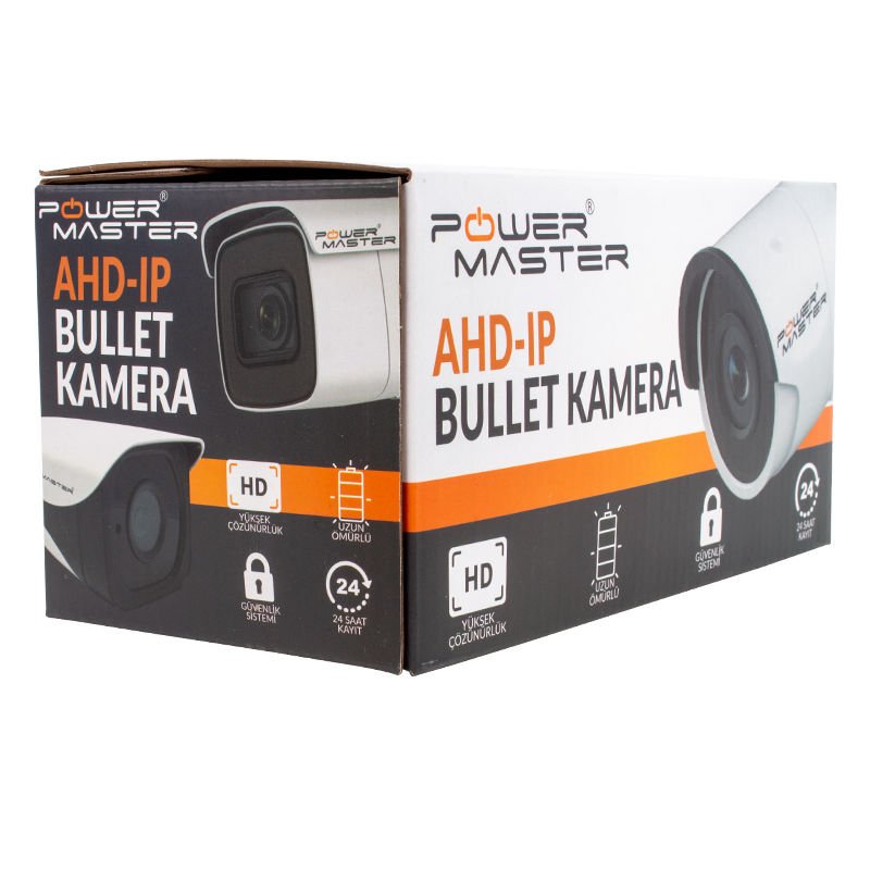 Powermaster 2 MP 36 IR Led 3.6 Mm Ahd Metal Kasa Bullet Güvenlik Kamerası Dvr Kayıt Cihazı Kamera