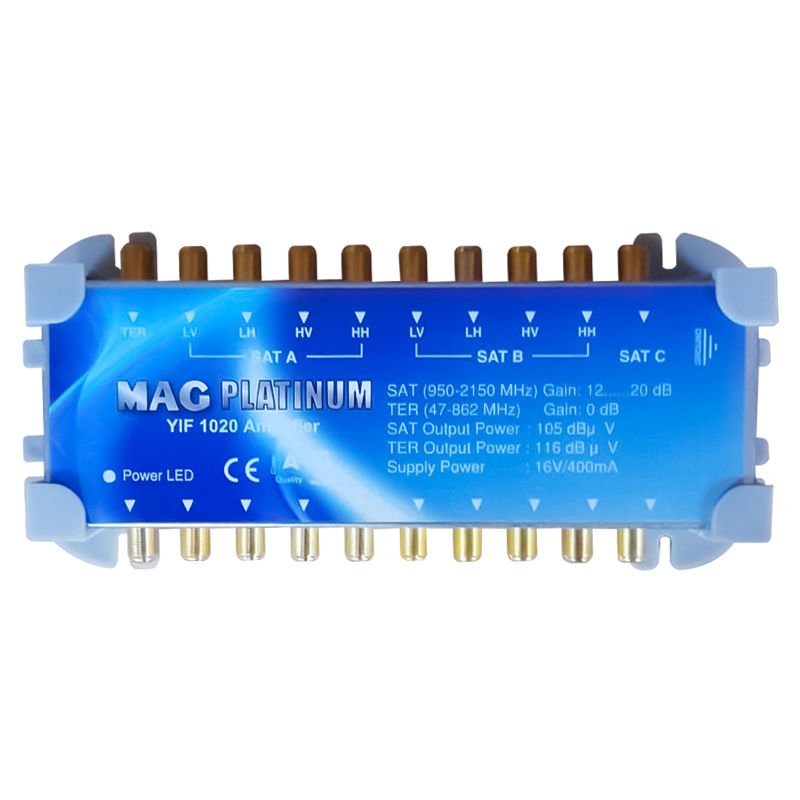 Ayt Mag 20 dB Booster Amplifier YIF-1020 Yükseltici