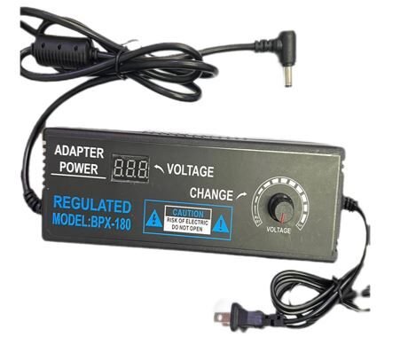 Powermaster Pm-22381 3 Volt 12 Volt 10 Amper Ayarlanabilir Kademeli Adaptör 5.5 2.5 Uçlu