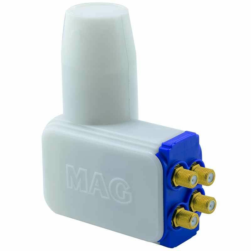 Ayt Mag Nec Chip 4K Ultra Hd Slim Rocket Quattro Dörtlü Sanral Lnb 4 Lü Uydu Anten Lnb si