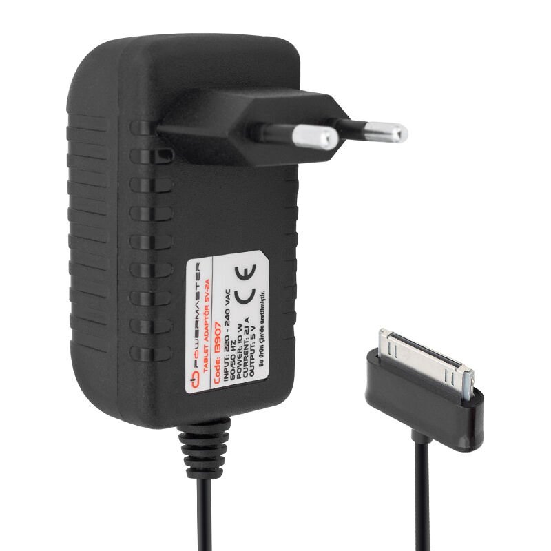 Powermaster 5 Volt 2 Amper Samsung Tablet Adaptörü PM-13907 Geniş Uçlu Tablet Şarj Cihazı