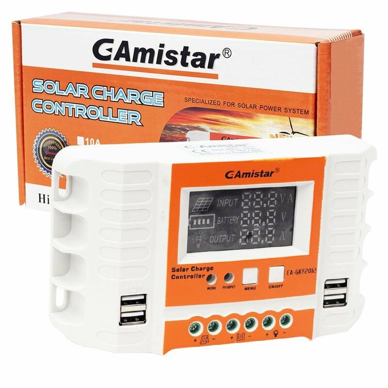 Amistar 12-24V 20A Digital Otomatik Solar Şarj Regülatörü GFK-2012