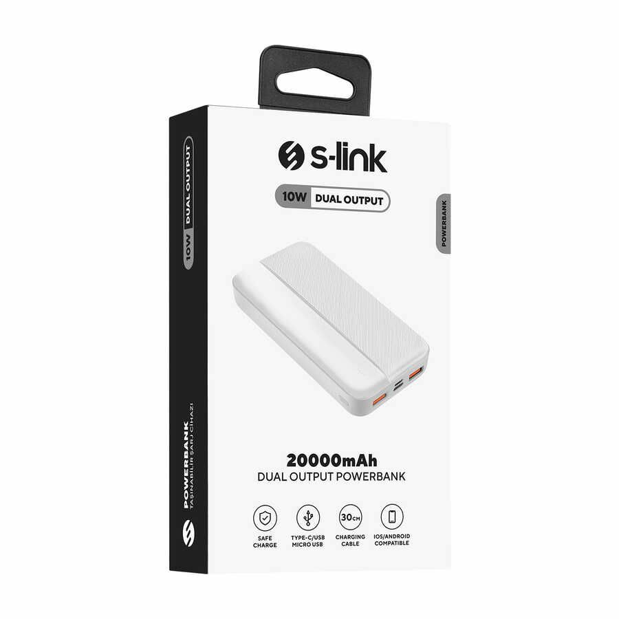 Ayt S-Link P201 20000 Mah Powerbank Güç Kaynağı Micro Type-c