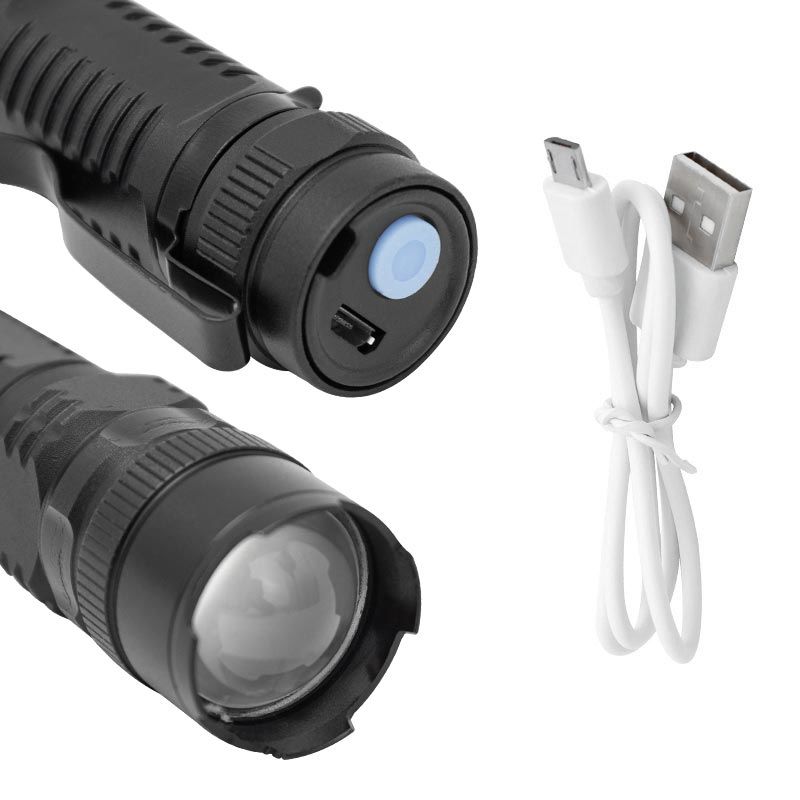Powermaster MX-511 1300 Metre Menzilli USB Şarjlı El Feneri Uzun Menzilli