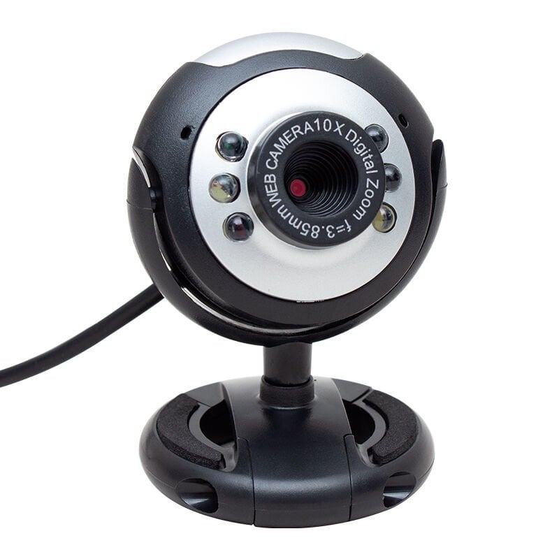Powermaster 1.3 Mp 10x Zoom Ledli Mikrofonlu Pc Webcam Kamera Usb Bilgisayar İçin Canlı Ders Konferasn Toplantı