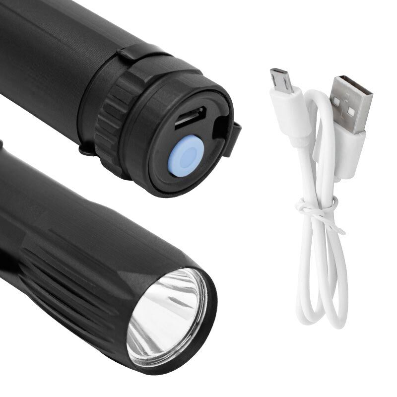 Powermaster MX-X8 300 Metre Menzilli USB Şarjlı El Feneri Uzun Menzilli El Feneri
