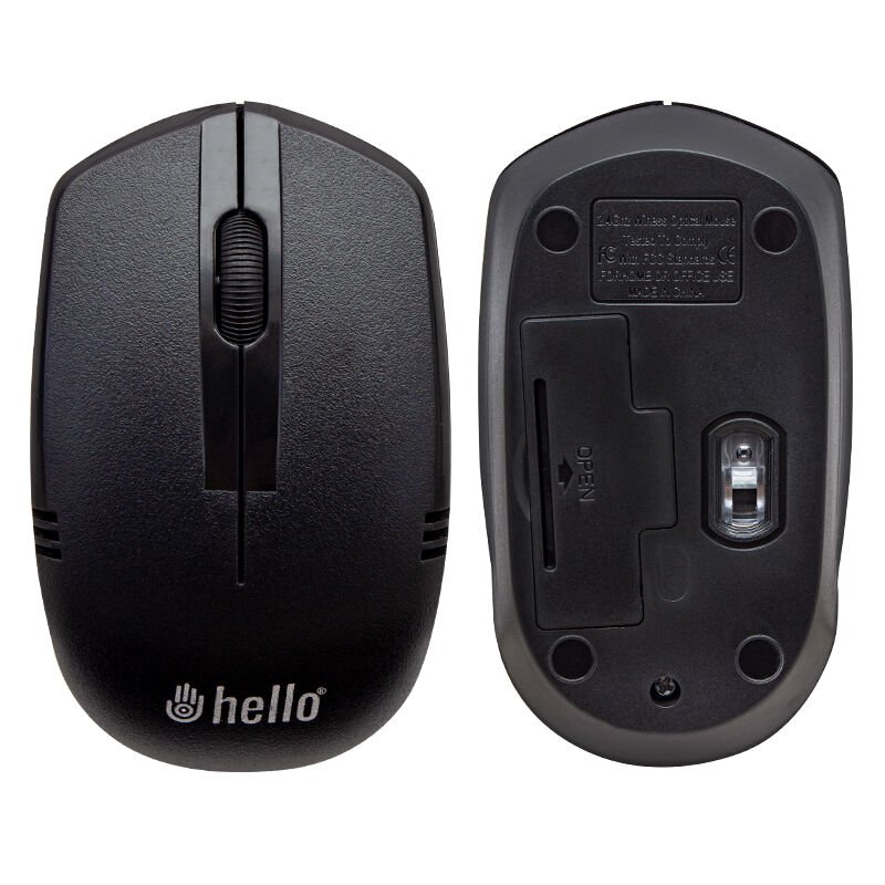 Hello HL-15169 Kablosuz Mouse 10 Metre Çekim Mesafeli 1600 Dpi Scroll