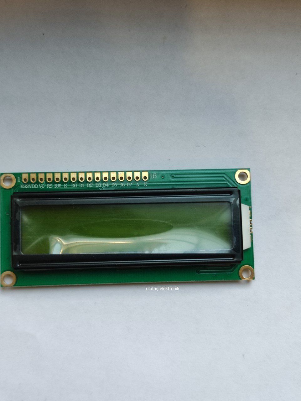 LCD DİSPLAY 1602A 2X16 YEŞİL