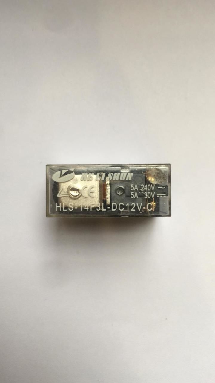 HLS-14F3L-DC12V-C 5A 12V 8 PIN ÇİFT KONTAK RÖLE