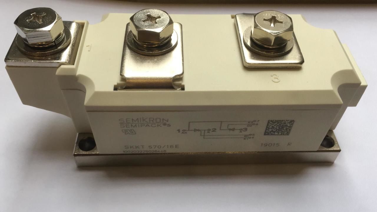 SKKT570/16E SEMIPACK5 570A 1600V THYRISTOR MODULE