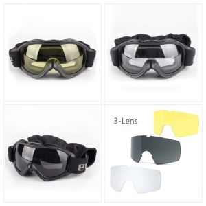 Evolite Balistik Protector Goggle-Black MIL-PRF