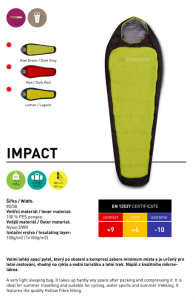 Trimm Impact -10'C Ultralight Uyku Tulumu - 195R, Yeşil