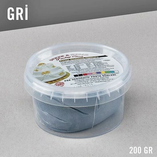 ŞEKER HAMURU 200 GR GRİ