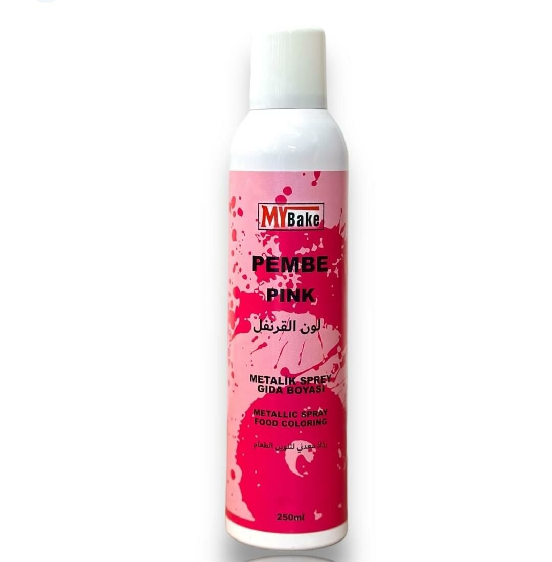 BOYA SPREY METALİC 250 ML PEMBE MY BAKE