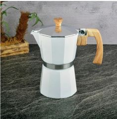 CEZVE MOKA 6 KİŞİLİK 300 ML BEYAZ