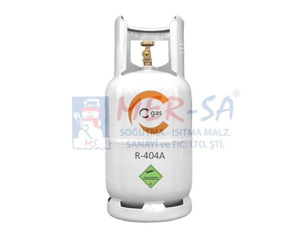 R-404A C-GAS Tekrar Doldurulabilir Tüplü 10 Kg