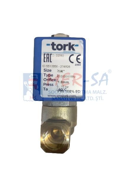 Solenoid Valf Tork 1/4'' 220V 6101001018N