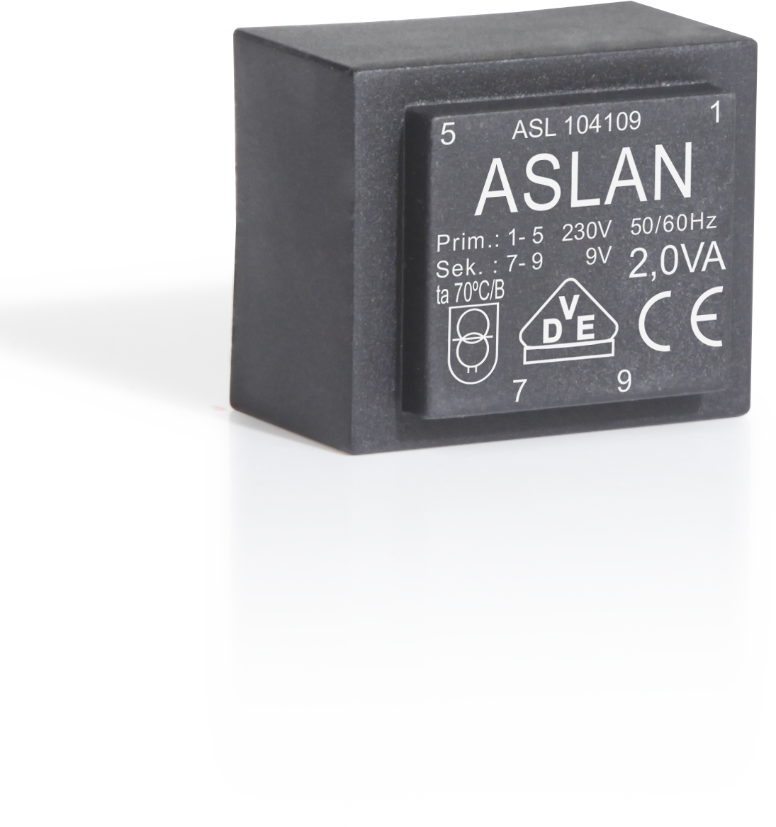 2VA 0-7,5V Kapalı Trafo  ASL 104108