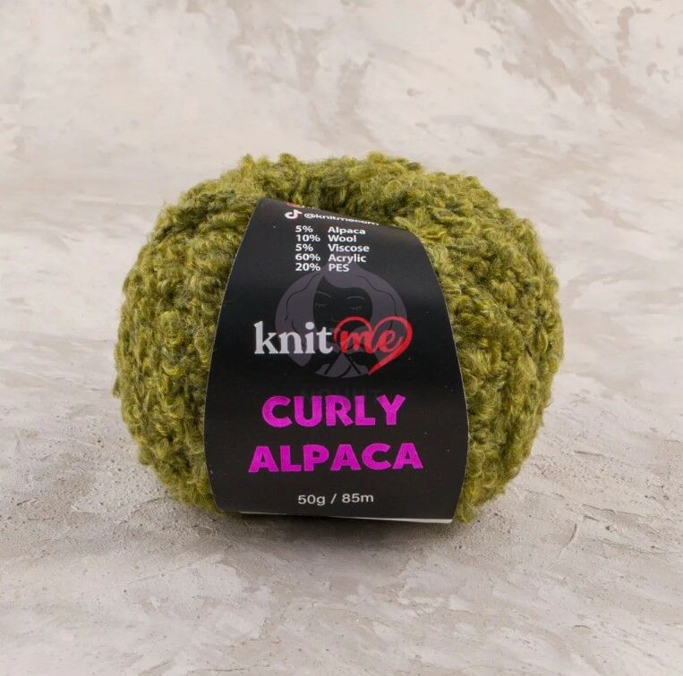 Knit Me Curly Alpaca KC15