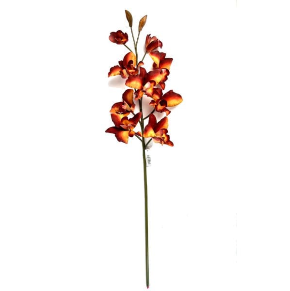 Yapay Çiçek Orkide Phalaenopsis 97cm Kahve