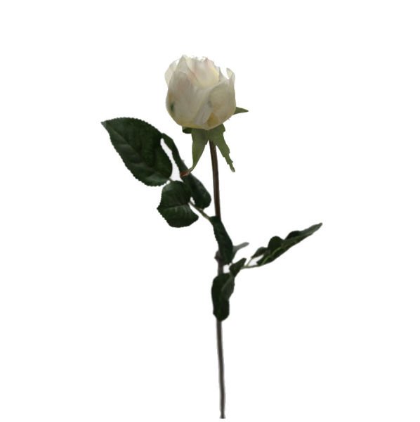Yapay Çiçek Gül 72cm Beyaz
