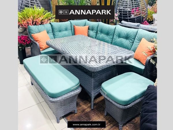 Annapark Marbella Rattan Köşe Takımı