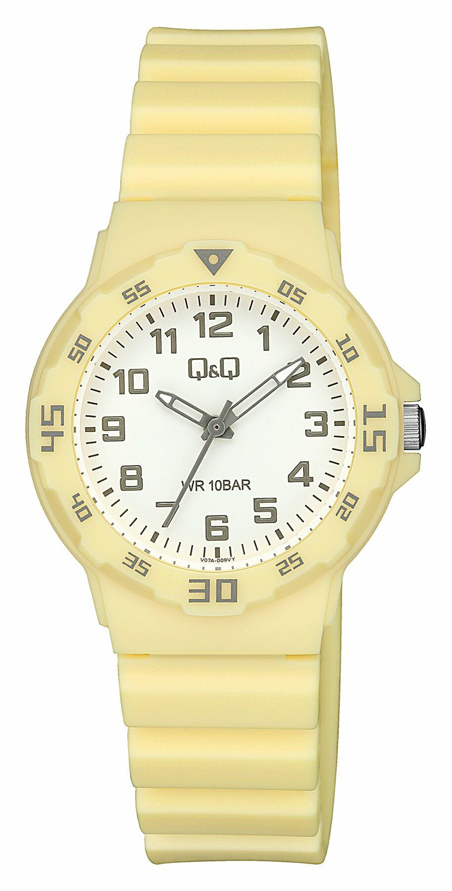 Q&Q Unisex Sarı Renkli Kol Saati - V07A-009VY
