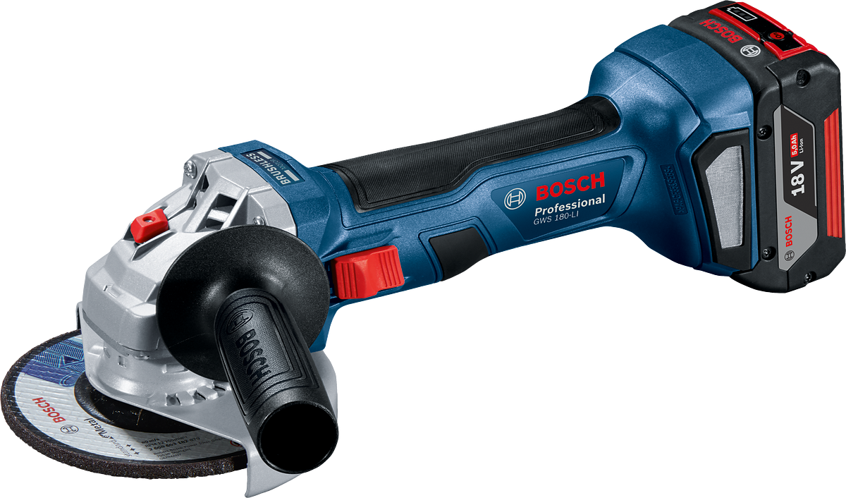 Bosch Professional GWS 180-LI Akülü Taşlama Makinesi