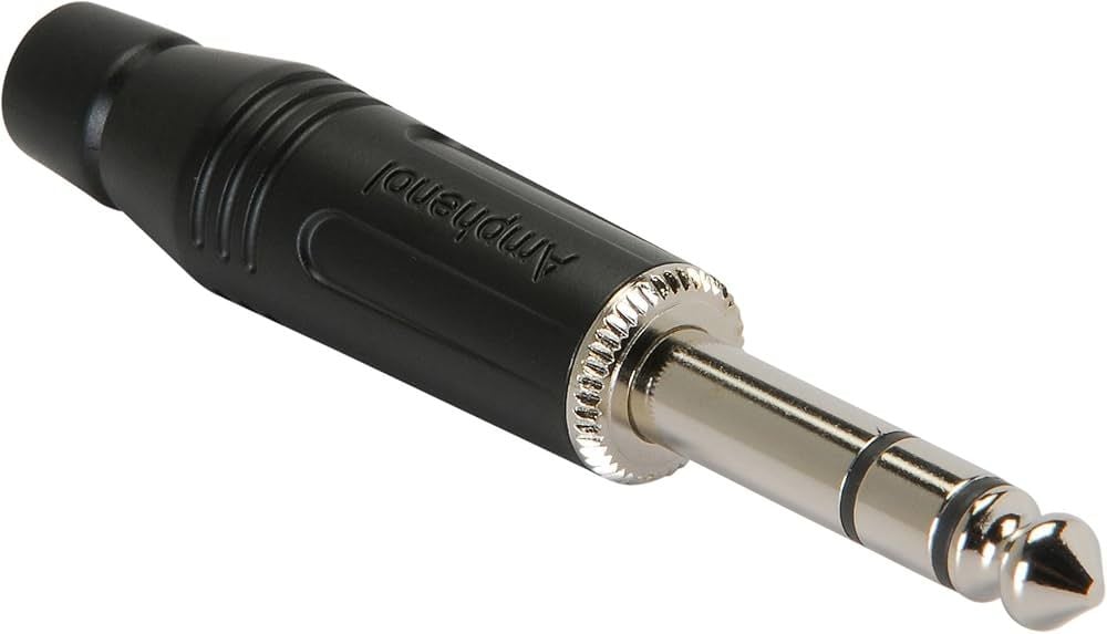 Amphenol ACPS-GB 6.3mm Stereo Erkek Çivi Jack