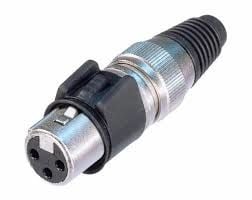 Neutrik NC3FX-HD 3 Pin Kablo Tipi Dişi XLR Konnektörü