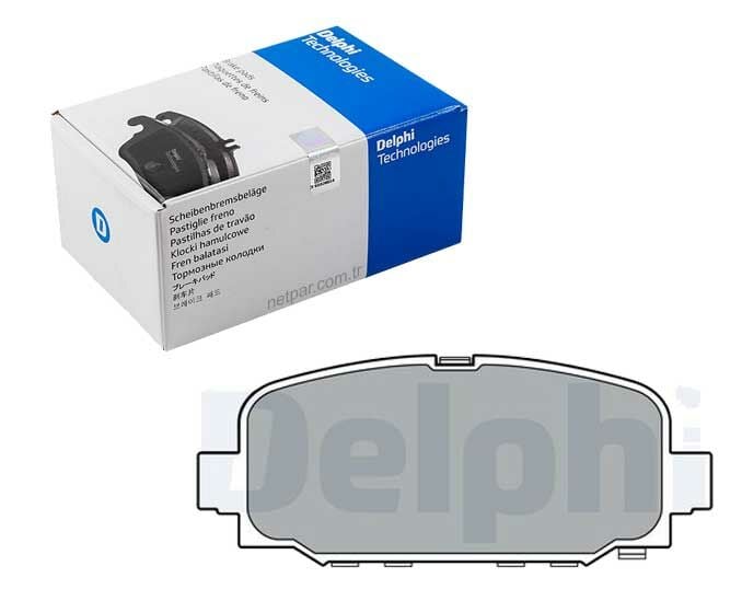 Jeep Compass 1.4 2017-2021 Delphi Arka Balata NETPAR22844