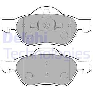 Renault Scenic 2 1.6 2006-2010 Delphi Ön Balata