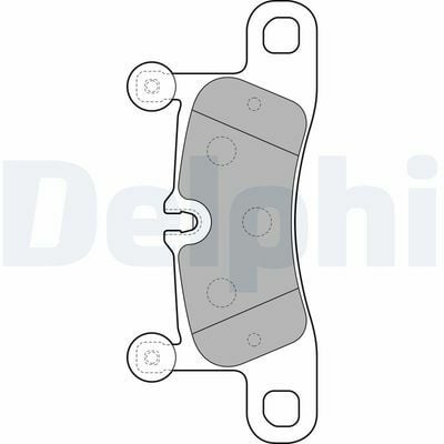 Porsche Cayenne 4.1S Dizel 2014-2018 Delphi Arka Balata NETPAR24721