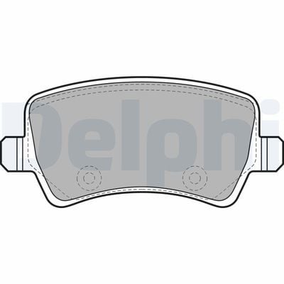 Volvo XC60 2.0 D4 2012-2025 Delphi Arka Balata NETPAR24496