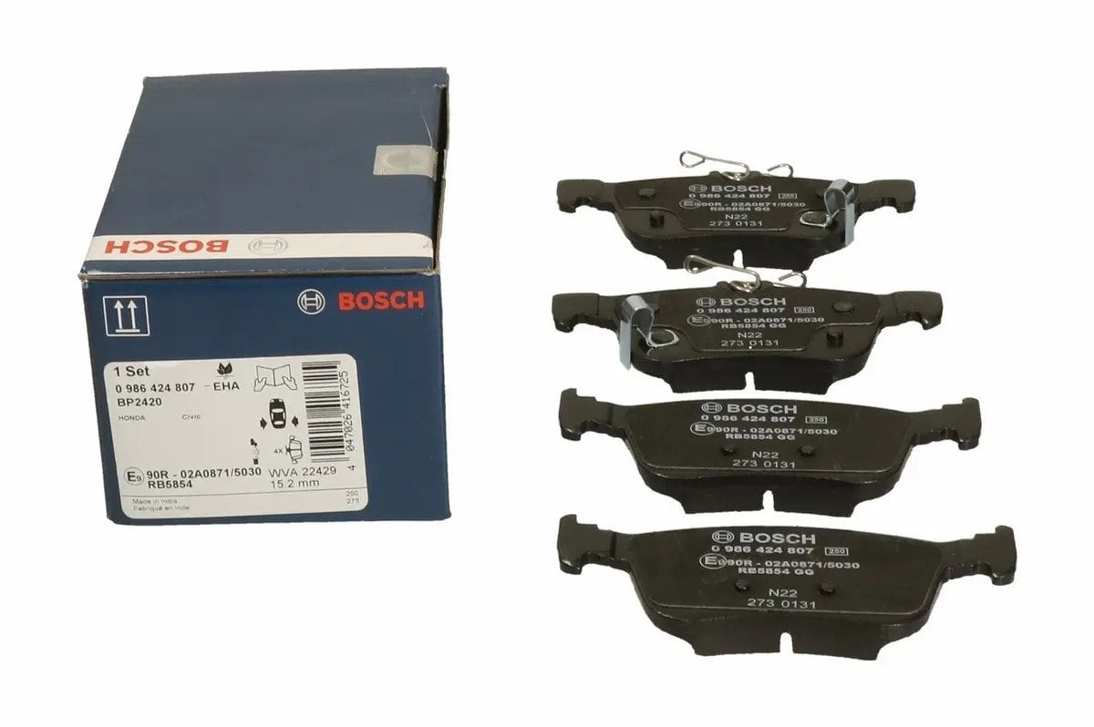 Honda Civic 1.5VTEC FK7 2017-2021 Bosch Arka Balata 22429