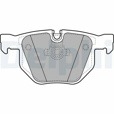 BMW X5 E70 xD 30i 3.0 2008-2010 Delphi Arka Balata