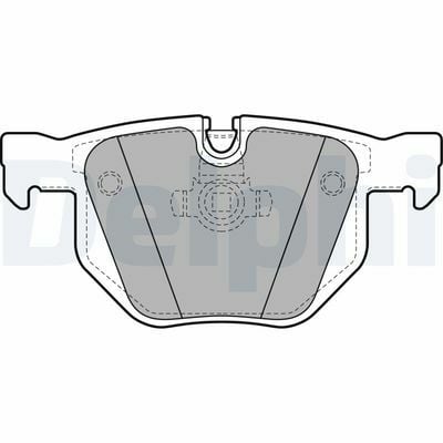 BMW 5 E60 525d 3.0 2007-2010 Delphi Arka Balata NETPAR23737