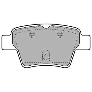 Citroen C4 1.6VTi 2004-2008 Delphi Arka Balata NETPAR24150