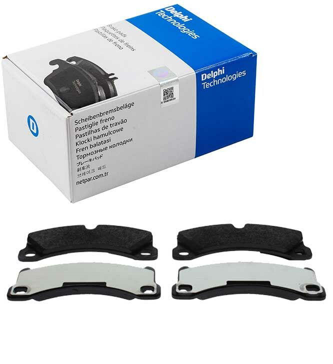 Porsche Cayenne 4.8S 2010-2014 Delphi Ön Balata NETPAR24553