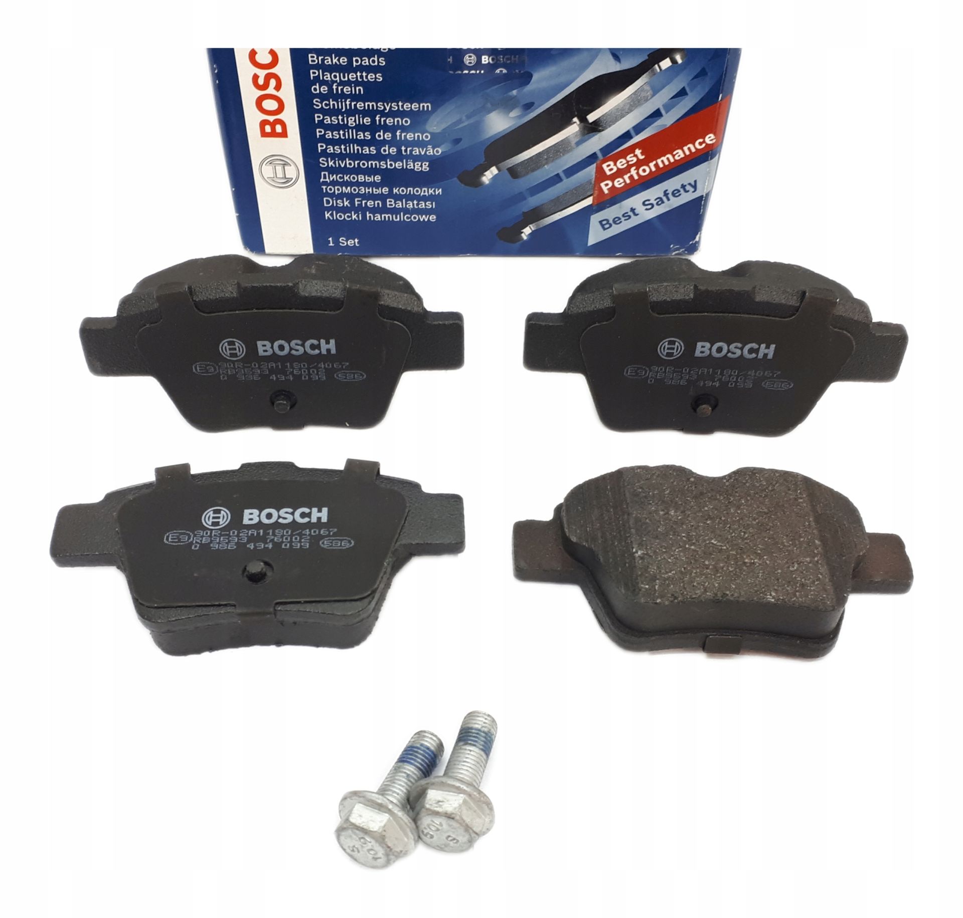 Citroen C4 1.6VTi 2004-2008 Bosch Arka Balata 24150