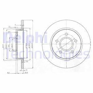Ford C-Max 1.6 2007-2010 Delphi Arka Disk 2 Adet