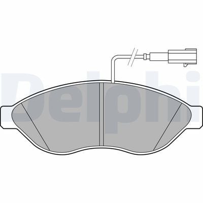 Citroen Jumper 2.2HDi 2011-2016 Delphi Ön Balata NETPAR24469