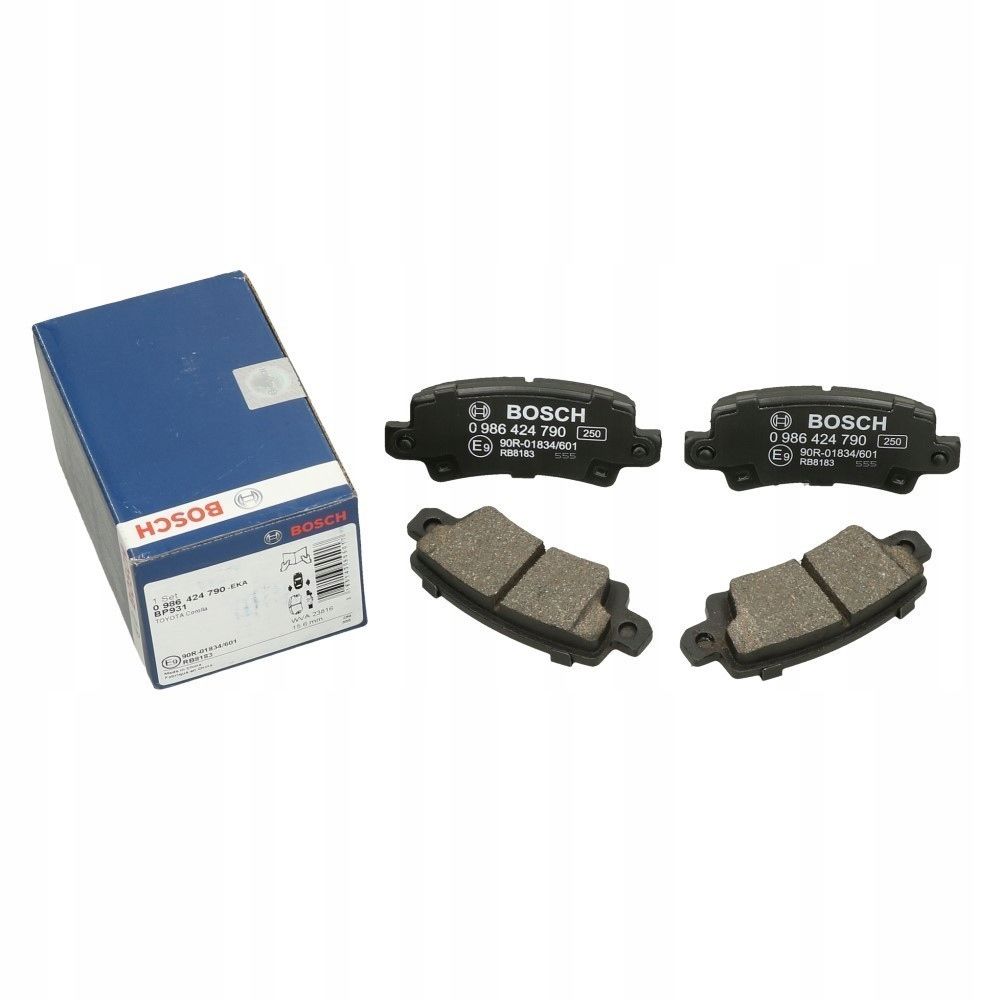 Toyota Corolla 1.4 2001-2007 Bosch Arka Balata NETPAR23816