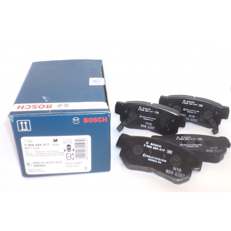 Hyundai Getz 1.5CRDi 2003-2009 Bosch Arka Balata NETPAR23543